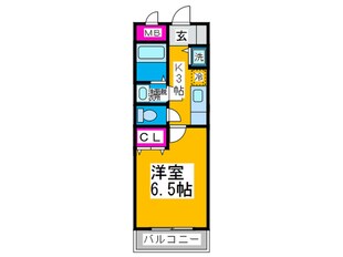 パ－クヒルズの物件間取画像